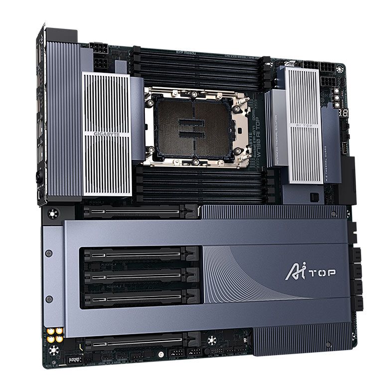 Placa Mae Gigabyte W790 AI TOP, DDR5, LGA4677, E-ATX, Chipset Intel W790, W790-AI-TOP