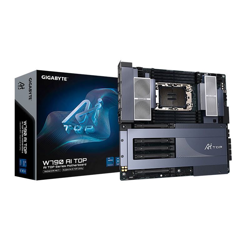Placa Mae Gigabyte W790 AI TOP, DDR5, LGA4677, E-ATX, Chipset Intel W790, W790-AI-TOP