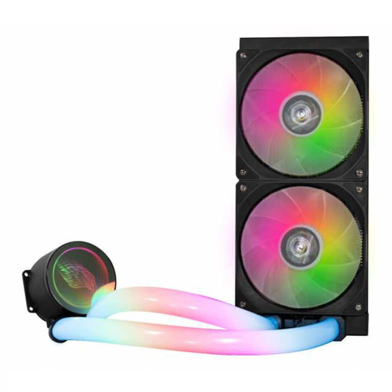Water Cooler K-MEX WAC4, ARGB, 240mm, Preto, WAC4F12QAPDBB0X