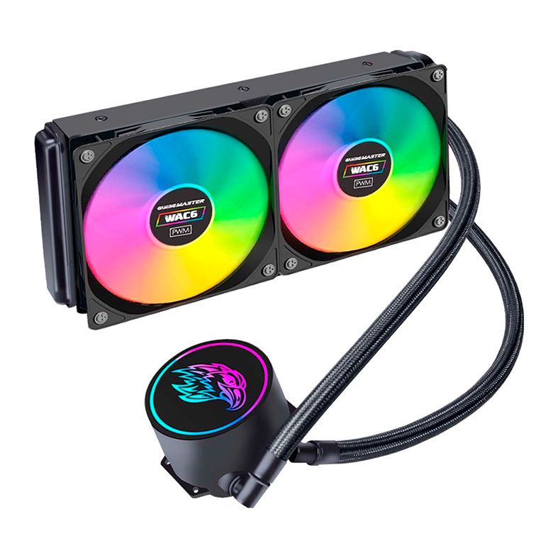 Water Cooler K-MEX WAC6, Rainbow, 240mm, Preto, WAC6F12QAPDBB0X