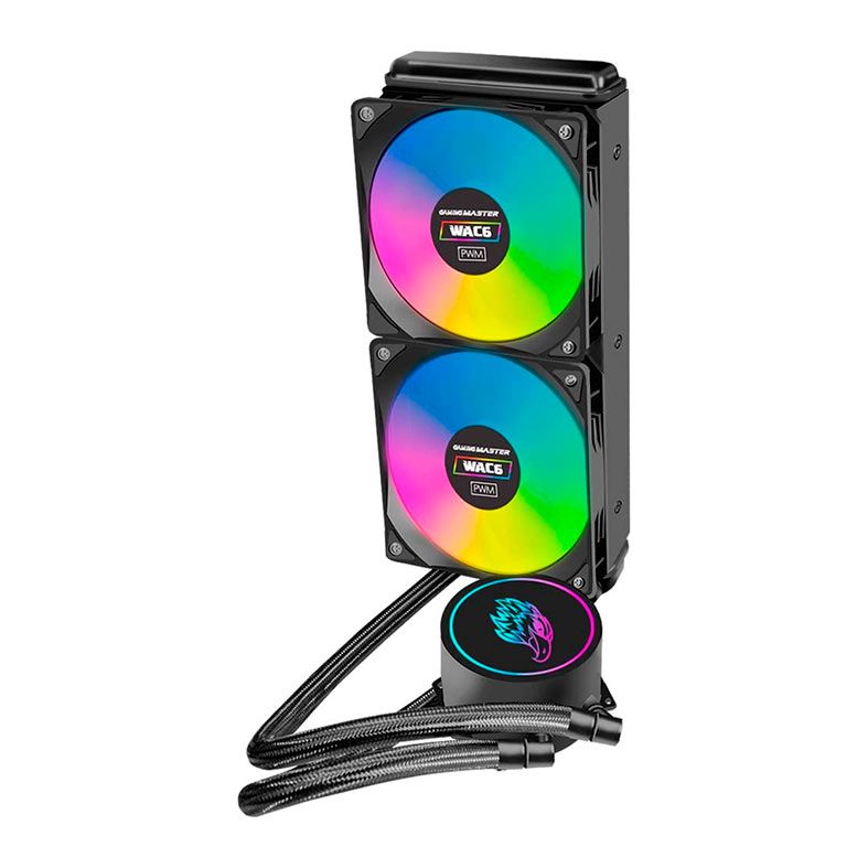 Water Cooler K-MEX WAC6, Rainbow, 240mm, Preto, WAC6F12QAPDBB0X