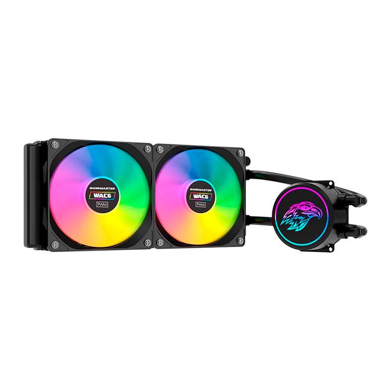 Water Cooler K-MEX WAC6, Rainbow, 240mm, Preto, WAC6F12QAPDBB0X