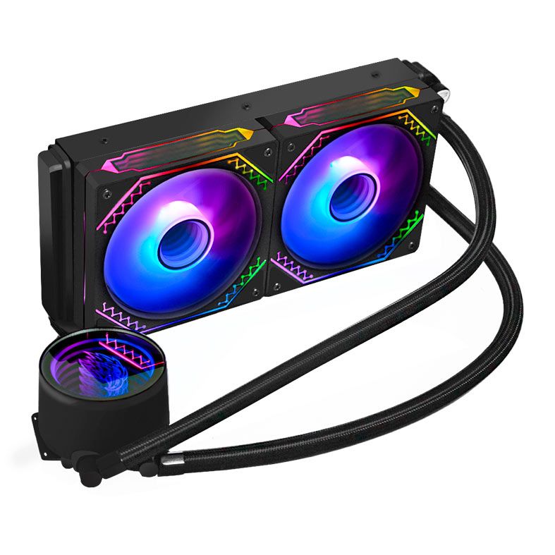 Water cooler K-Mex Infinite Space, ARGB, 240mm, Preto, WAC7F12QFTDAB0X