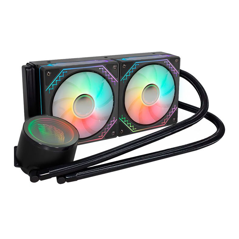 Water cooler K-Mex Infinite Space, ARGB, 240mm, Preto, WAC7F12QFTDAB0X