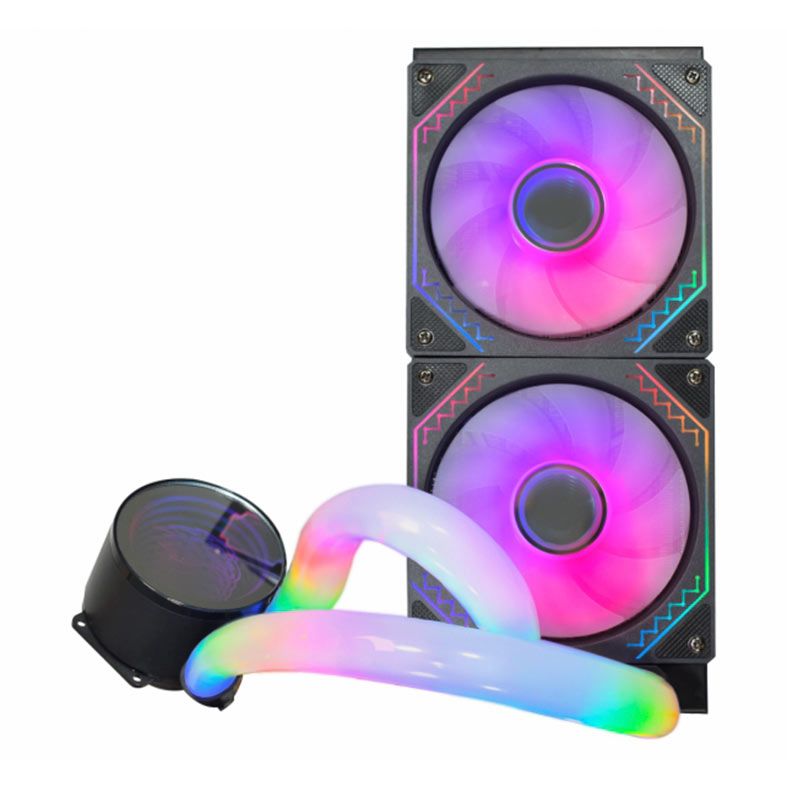 Water Cooler K-MEX WAC9, ARGB, 240mm, Preto, WAC9F123APDAB0X