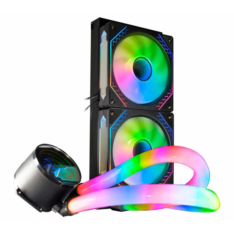 Water Cooler K-MEX WAC9, ARGB, 240mm, Preto, WAC9F123APDAB0X