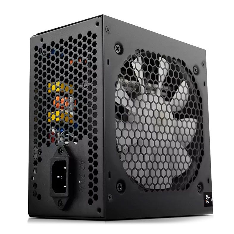 Fonte Aigo Warrior AK600, 600W, RGB, Preto, WARRIOR AK600