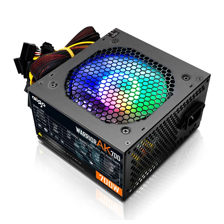 Fonte Aigo Warrior AK700, 700W, RGB, Preto, WARRIOR AK700