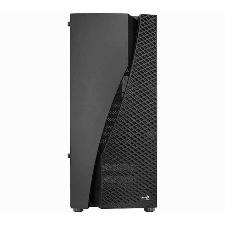Gabinete Gamer Aerocool Wave V1, Mid-Tower, Lateral de vidro, Com 1 Fan, Preto, WAVE-G-BK-V1