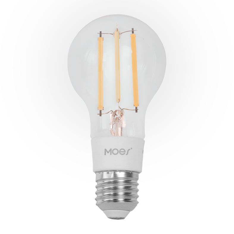 Lampada de Filamento Inteligente Moes, WiFi, 7W, WB-TDA7-F-E27-MS