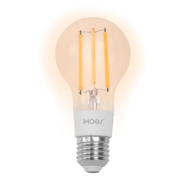 Lampada de Filamento Inteligente Moes, WiFi, 7W, WB-TDA7-F-E27-MS