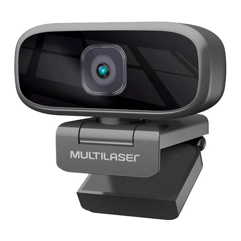 Webcam Multi Full HD 1080P Rotação 360° Microfone Integrado, WC052
