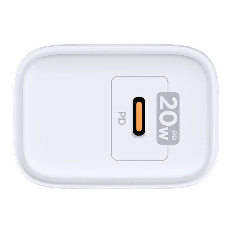 Carregador de Parede ELG Universal, Power Delivery 20W, USB-C, Branco, WCPD