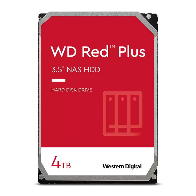 HD WD Red Nas Plus, 4TB, 3.5, 5400 RPM, SATA III 6GB/S, Cache 128MB,  WD40EFZX | Pichau