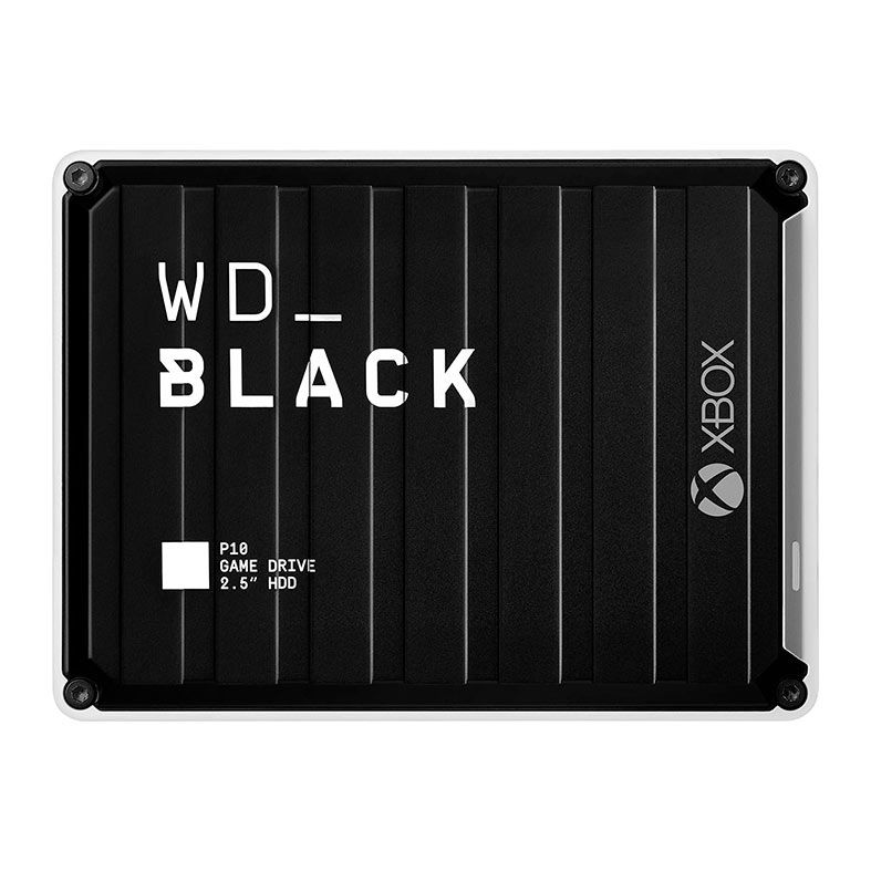 HD Externo WD P10, 5TB, USB 3.2, Preto e Branco, WDBA5G0050BBK-WESN