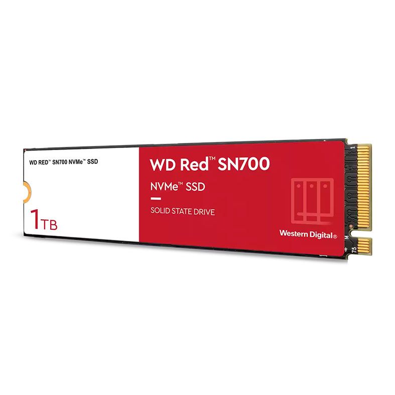 SSD WD Red SN700, 1TB, M.2 2280, PCIe NVMe, Leitura 3430 MB/s, Gravacao 3000MB/s, WDS100T1R0C
