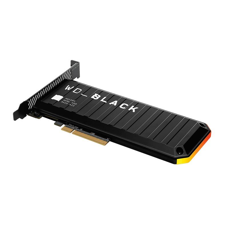 SSD WD Black AN1500, 1TB, RGB, PCIe NVMe, Leitura 6500 MB/s, Gravacao 4100 MB/S, WDS100T1X0L-00AUJ0