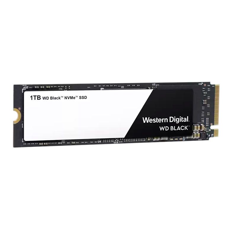 SSD WD Black, 1TB, M.2 2280, PCIe NVMe, Leitura 3400 MB/s, Gravacao 2800 MB/s, WDS100T2X0C