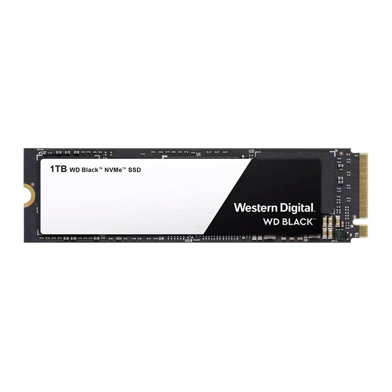 SSD WD Black, 1TB, M.2 2280, PCIe NVMe, Leitura 3400 MB/s, Gravacao 2800 MB/s, WDS100T2X0C