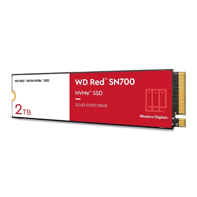 SSD WD Red SN700, 2TB, M.2 2280, PCIe NVMe, Leitura 3400 MB/s, Gravacao 2900 MB/s, WDS200T1R0C