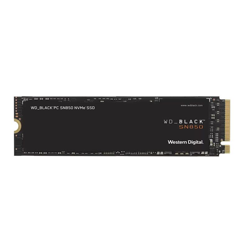 SSD WD Black SN850, 2TB, M.2 2280, PCIe NVMe, Leitura 7000 MB/s, Gravacao 5100MB/s, WDS200T1XHE