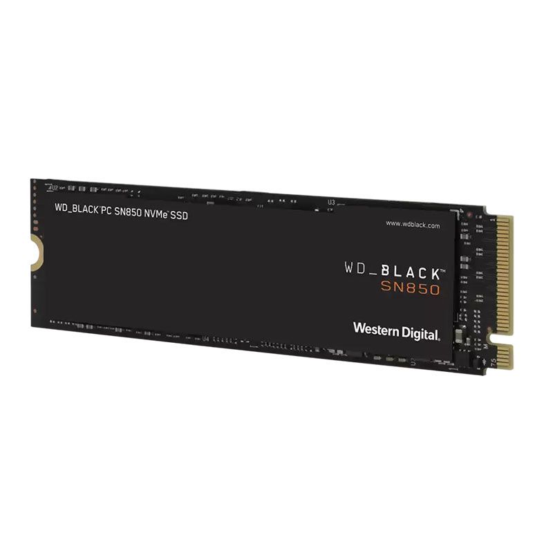 SSD WD Black SN850, 2TB, M.2 2280, PCIe NVMe, Leitura 7000 MB/s, Gravacao 5100MB/s, WDS200T1XHE