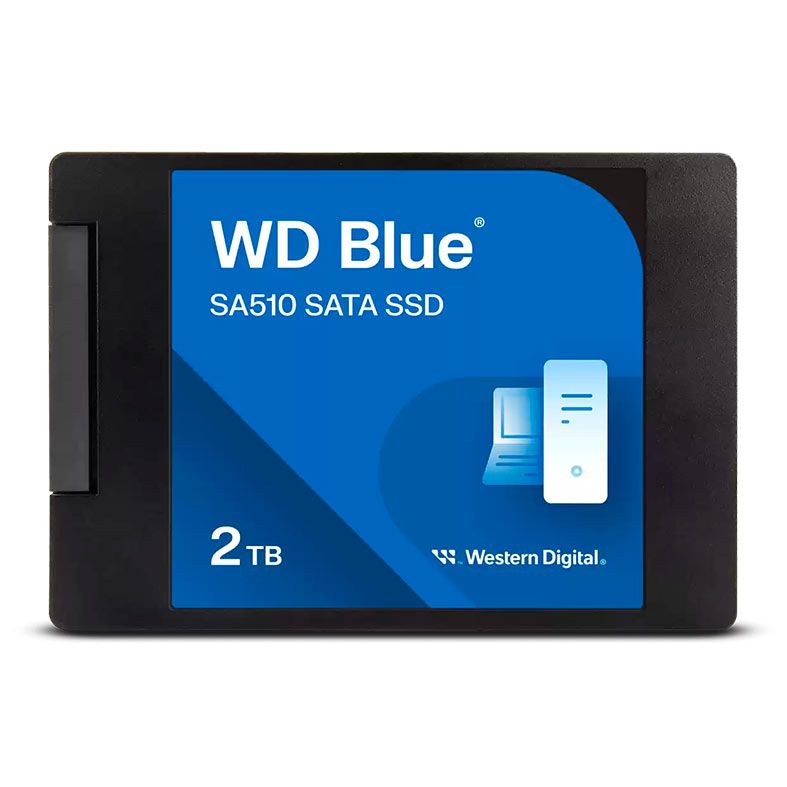 【新品未開封】WD Blue SA510 2TB SATA SSD 2.5インチ SSD WD Blue SA510, 2TB, 2.5, Sata III 6GB/s, Leitura 560MB/s