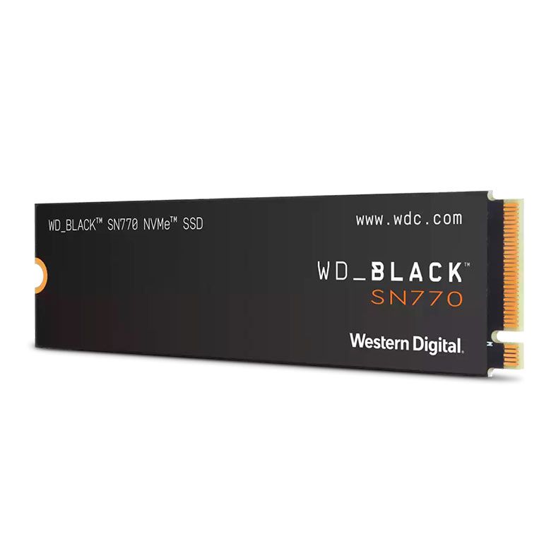 SSD WD Black SN770, 2TB, M.2 2280, PCIe NVMe, Leitura de 5150 MB/s, Gravacao de 4850 MB/s, WDS200T3X0E