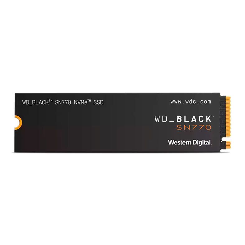SSD WD Black SN770, 2TB, M.2 2280, PCIe NVMe, Leitura de 5150 MB/s, Gravacao de 4850 MB/s, WDS200T3X0E