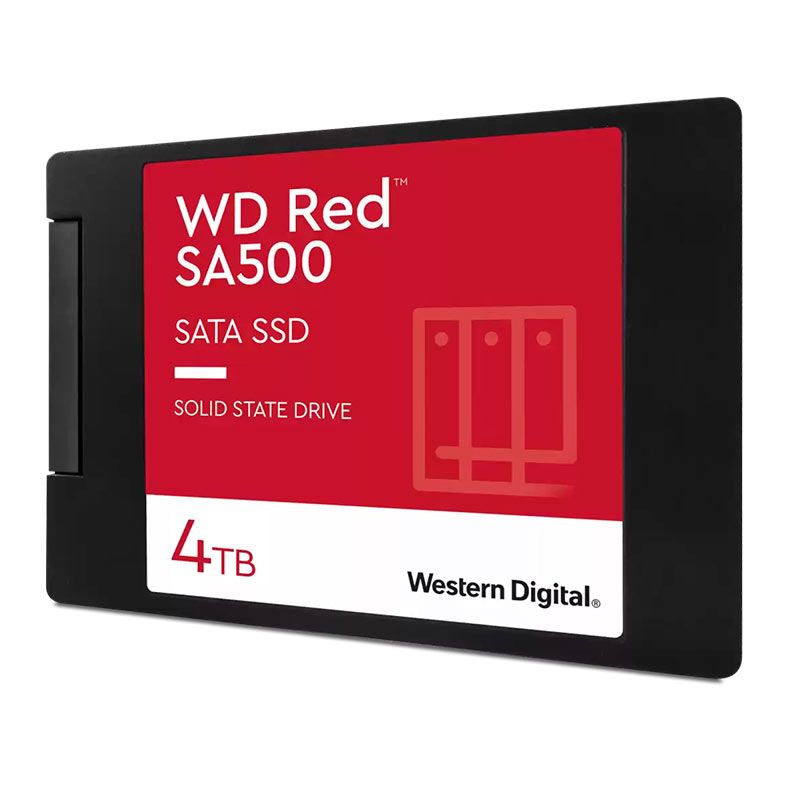 SSD WD Red SA500, 4TB, 2.5, SATA III 6GB/s, Leitura de 560 MB/s, Gravacao de 530 MB/s, WDS400T1R0A