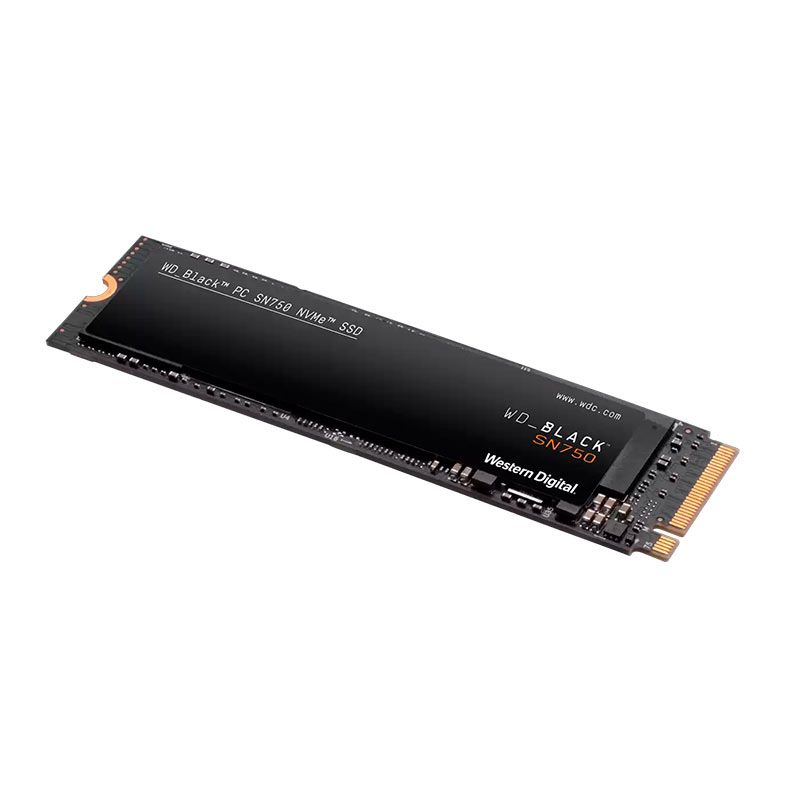 SSD WD Black SN750, 4TB, M.2 2280, PCIe NVMe, Leitura de 3400 MB/s, Gravacao de 3100 MB/s, WDS400T3X0C