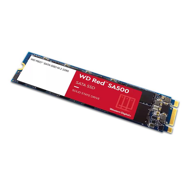 SSD WD Red SA500, 500GB, M.2 2280, SATA III 6GB/s, Leitura de 560 MB/s, Gravacao de 530 MB/s, WDS500G1R0B