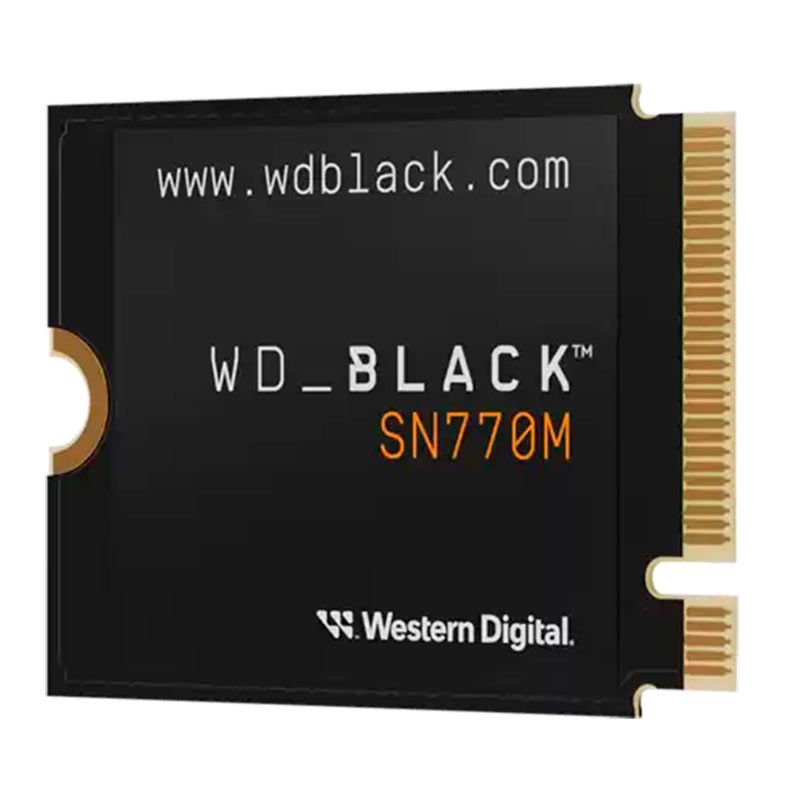 SSD WD Black SN770M, 500GB, M.2 2230, PCIe NVMe, Leitura 5000MB/s, Gravacao 4000MB/s, WDS500G3X0G