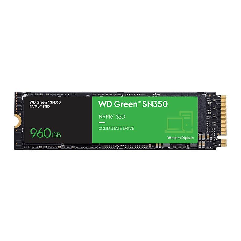 SSD WD Green SN350 960GB M.2 NVMe PCIe, WDS960G2G0C