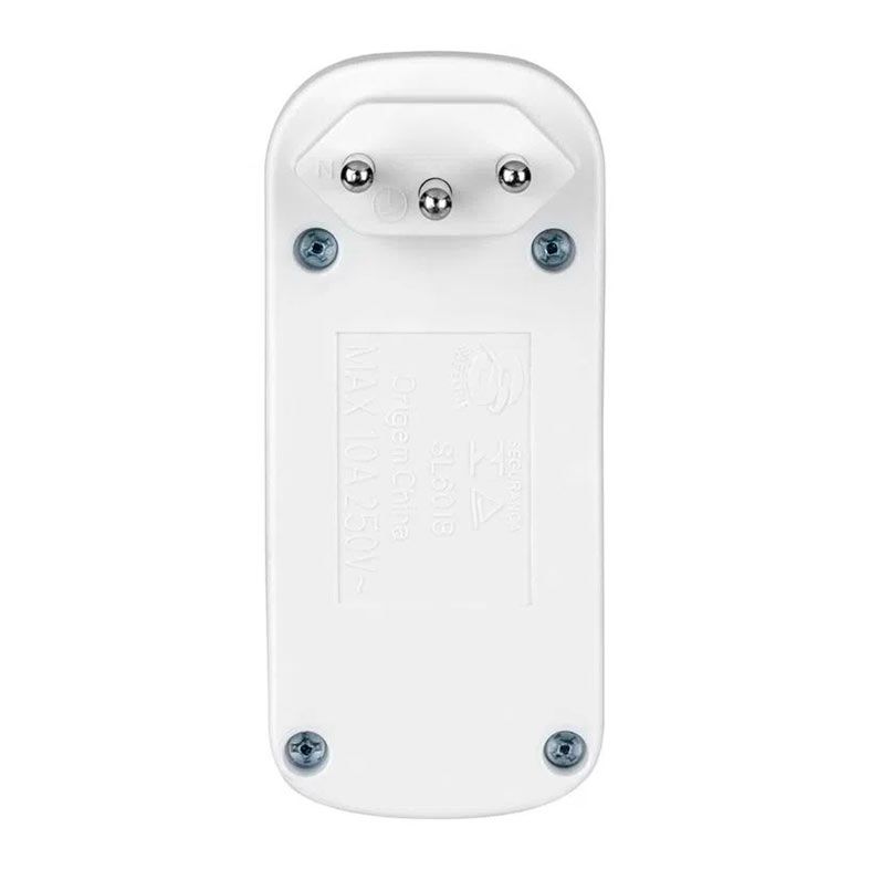 Adaptador de Tomada Multi, 2 tomadas, 2xUSB, Branco, WI331