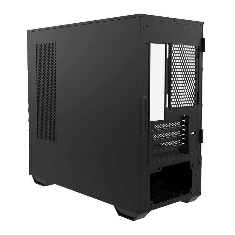 Gabinete Gamer Alseye Wins 80, Mid-Tower, Lateral de Vidro, Preto, WINS80-B