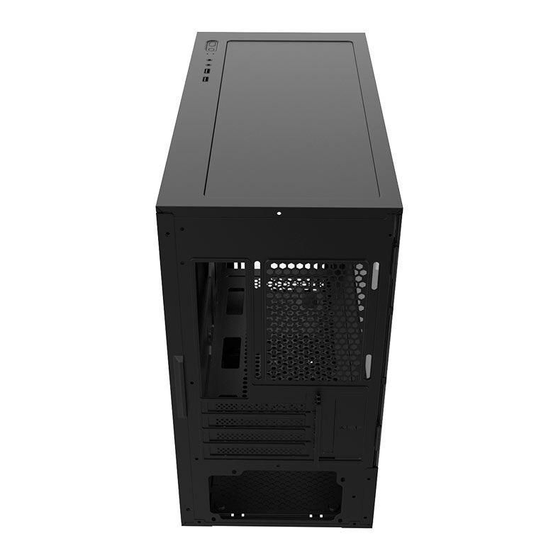 Gabinete Gamer Alseye Wins 80, Mid-Tower, Lateral de Vidro, Preto, WINS80-B