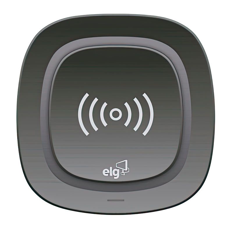 Carregador Portatil Por Inducao ELG, 10W, Preto, WQ1BK