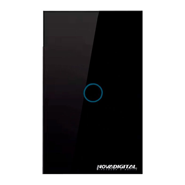 Interruptor Touch Nova Digital, Wi-Fi, Preto, WS-US1-B