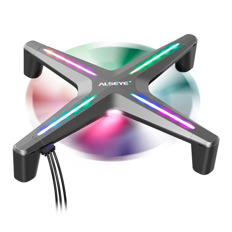 Ventoinha Alseye X12 Cinza 120mm A-RGB, X12 GREY