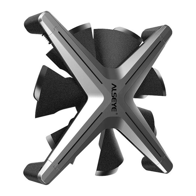 Kit Ventoinhas Alseye X12 RGB 3x120mm Grey, X12-RGB3X-GREY