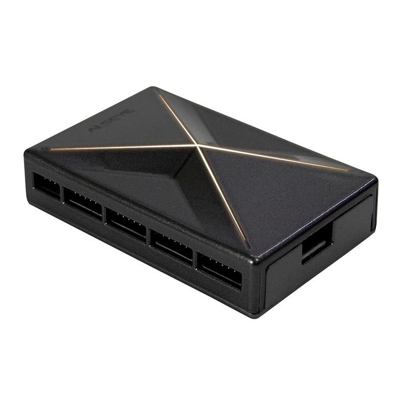 Kit Ventoinhas Alseye X12 RGB 3x120mm Grey, X12-RGB3X-GREY