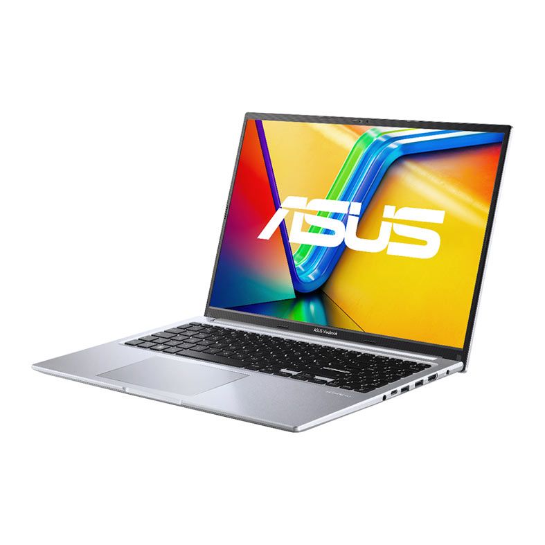 Notebook Asus Vivobook 16, 16 Pol, Intel Core i7-1355U, 8GB DDR4, SSD 512GB, Windows 11 Home, Intel UHD Graphics, Prata, X1605VA-MB741W