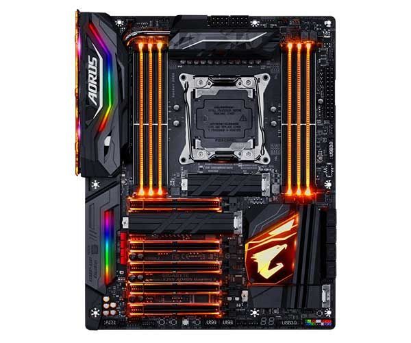 Placa Mãe Gigabyte X299 AORUS Gaming 9 LED RGB Fusion LGA 2066 Chipset X299