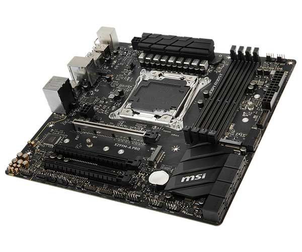 Placa Mae MSI X299M-A PRO DDR4 Socket LGA2066 Chipset Intel X299