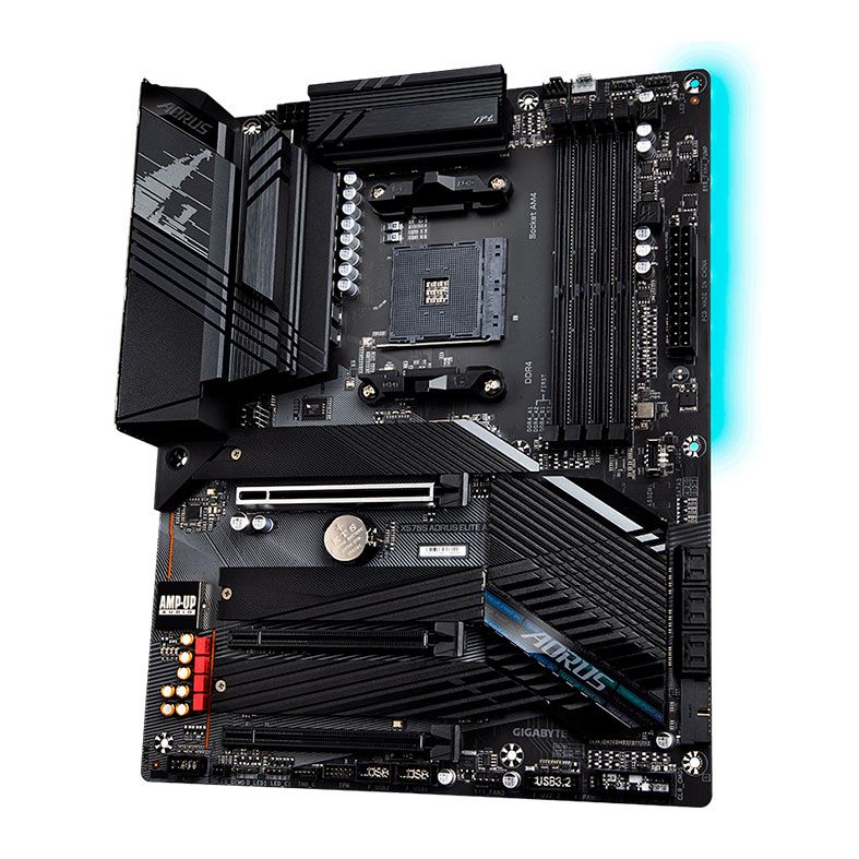 Placa Mae Gigabyte X570S Aorus Elite AX, WiFi, DDR4, Socket AM4, ATX ...