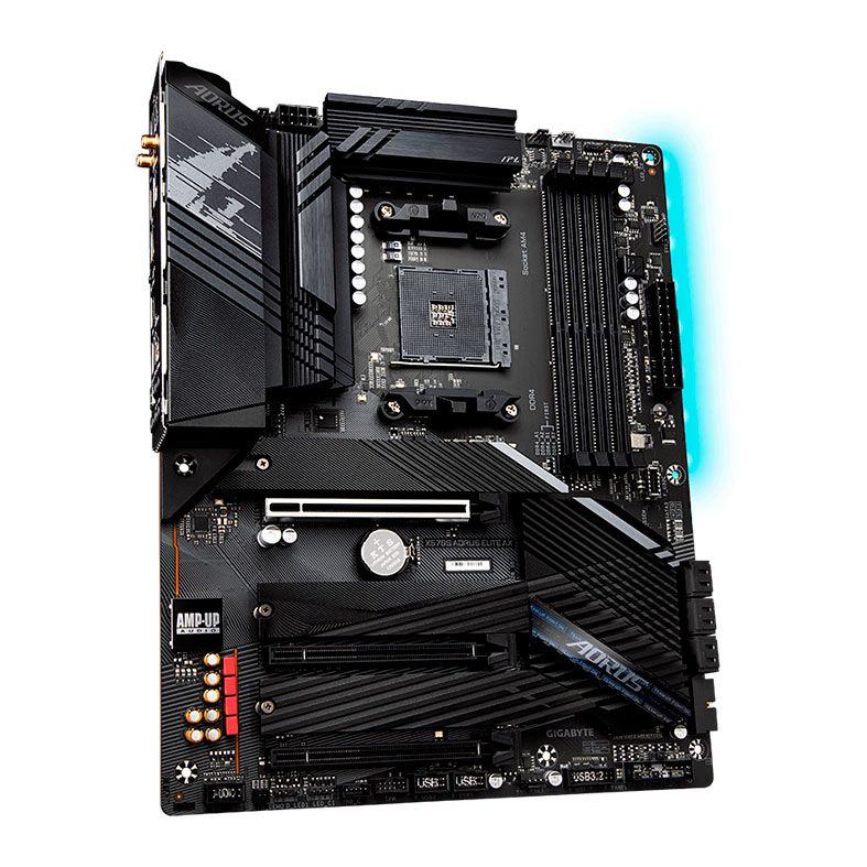 Placa Mae Gigabyte X570S Aorus Elite AX, WiFi, DDR4, Socket AM4, ATX, Chipset AMD X570, X570S-AORUS-ELITE-AX