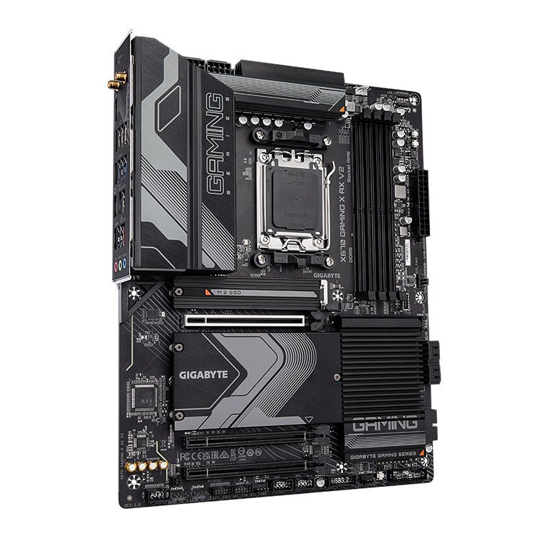 Placa Mae Gigabyte X670 Gaming X AX V2, WiFi, DDR5, Socket AMD AM5, ATX, Chipset AMD X670, X670-GAMING-X-AX-V2