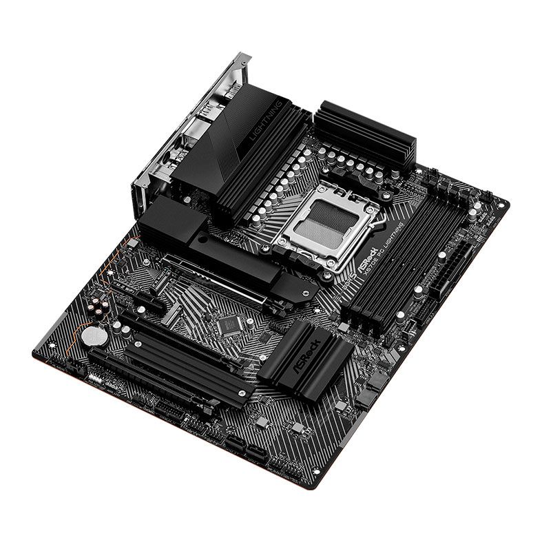Placa Mae ASRock X670E PG Lightning, DDR5, Socket AM5, ATX, Chipset AMD X670, X670E-PG-LIGHTNING