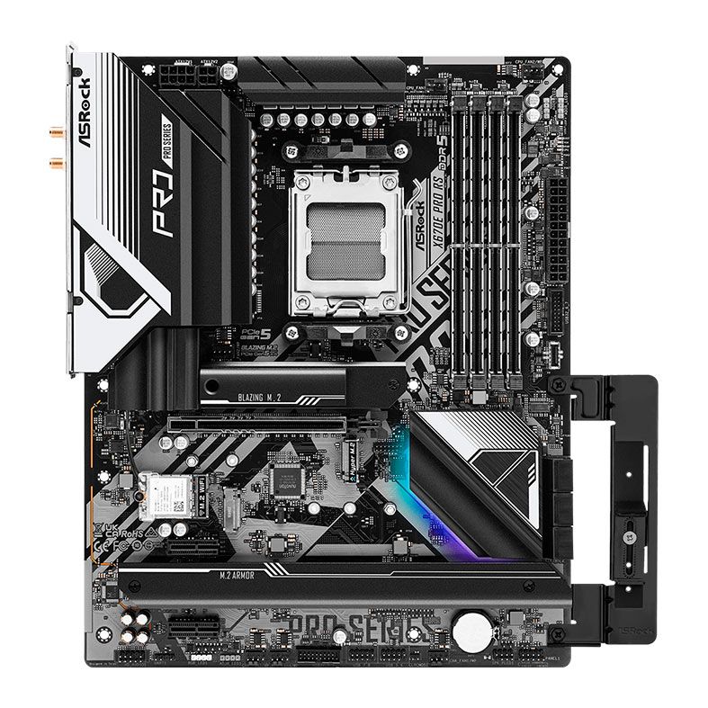 Placa Mae ASRock X670E PRO RS, DDR5, Socket AM5, ATX, Chipset AMD X670, X670E-PRO-RS
